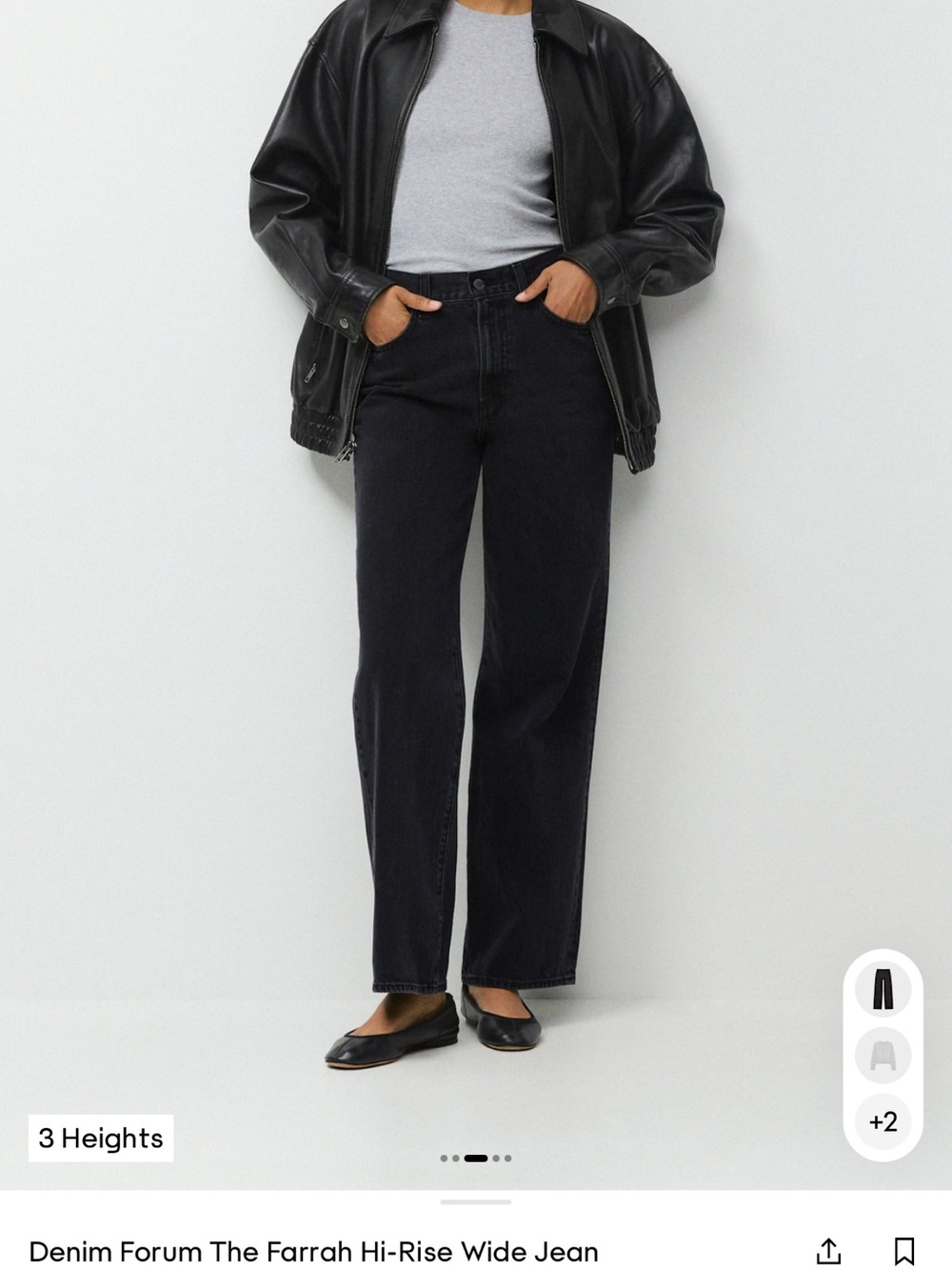 Denim Forum Farrah high rise Jeans